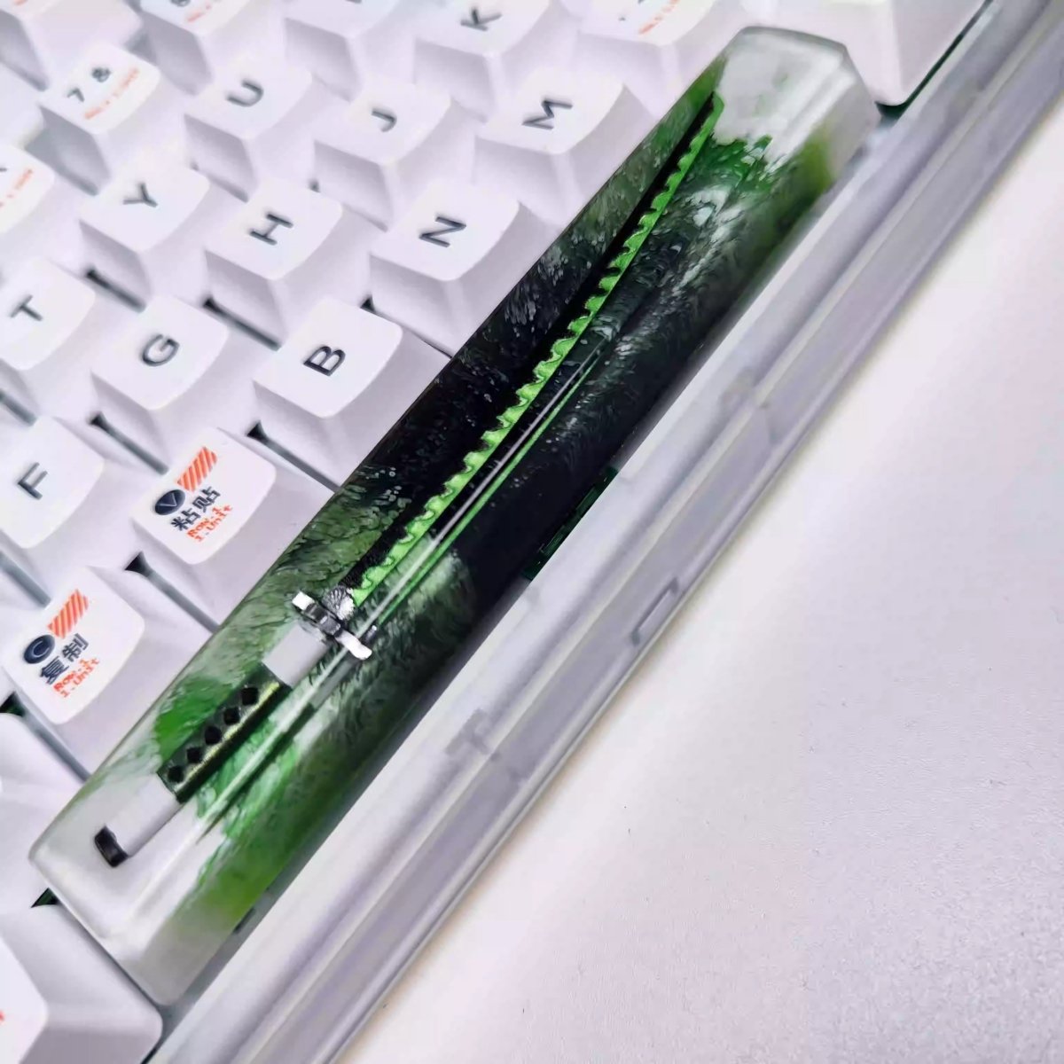 Cool Demon Slayer Resin 6.25u Spacebar Keycap - KeyArtisan