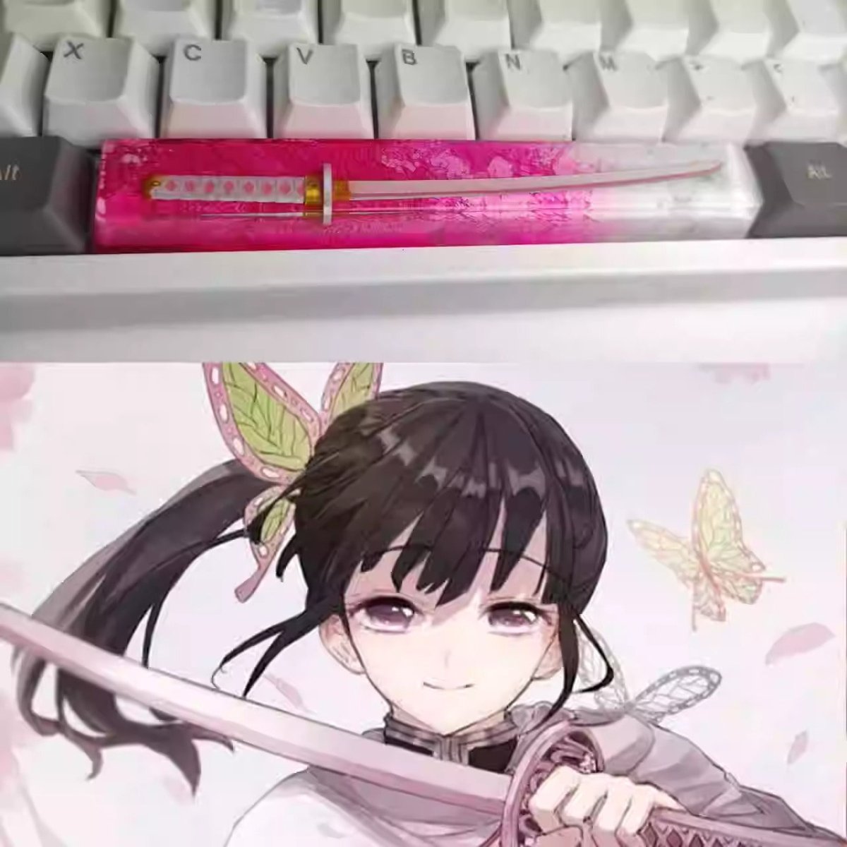 Cool Demon Slayer Resin 6.25u Spacebar Keycap - KeyArtisan