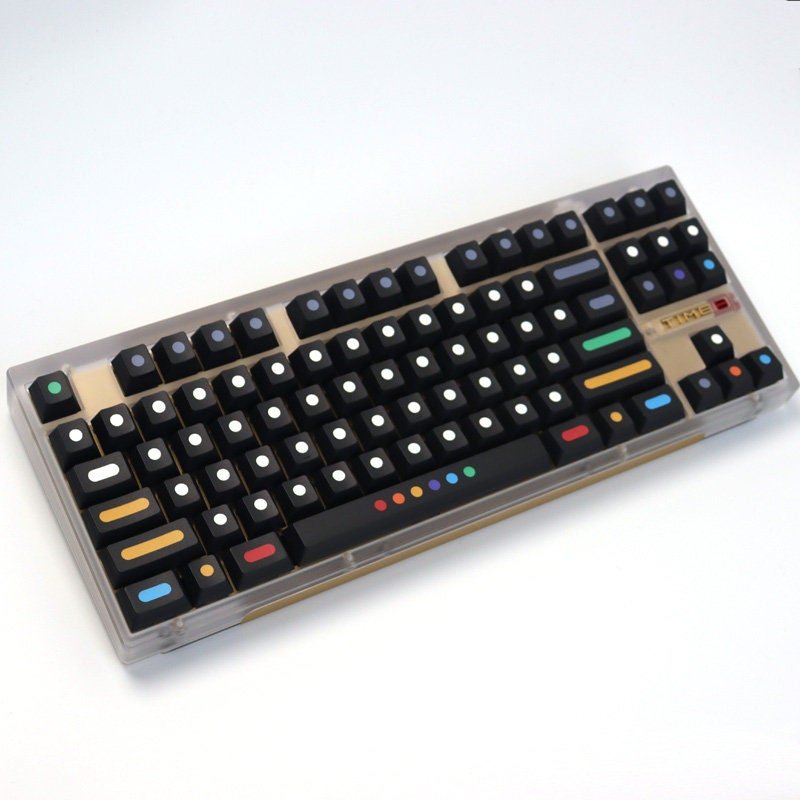 Cool Dots Theme PBT Artisan Keycap Set - KeyArtisan
