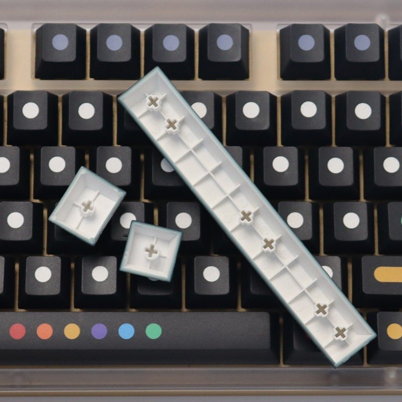 Cool Dots Theme PBT Artisan Keycap Set - KeyArtisan