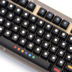 Cool Dots Theme PBT Artisan Keycap Set - KeyArtisan