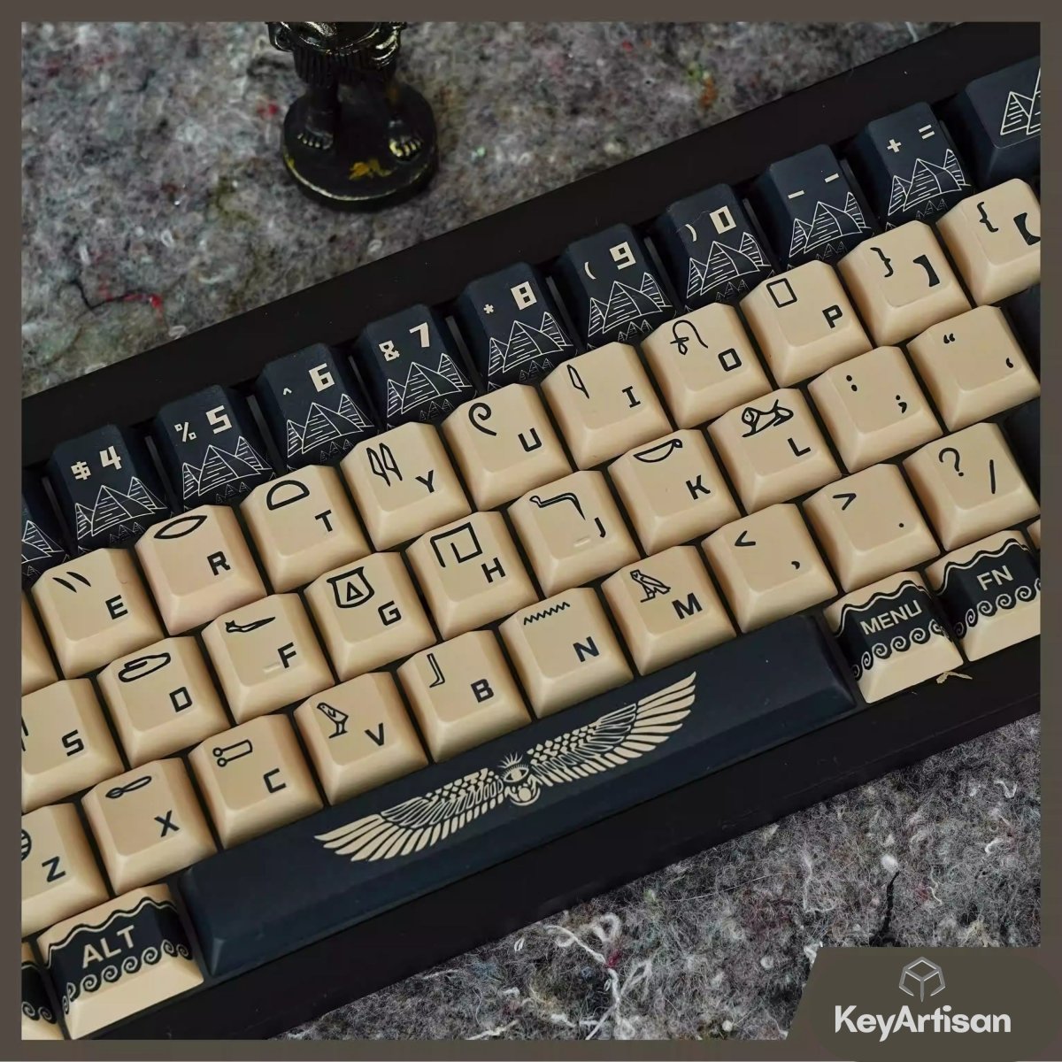 Cool Egyptian Pharaoh Theme Artisan Keycap Set - KeyArtisan