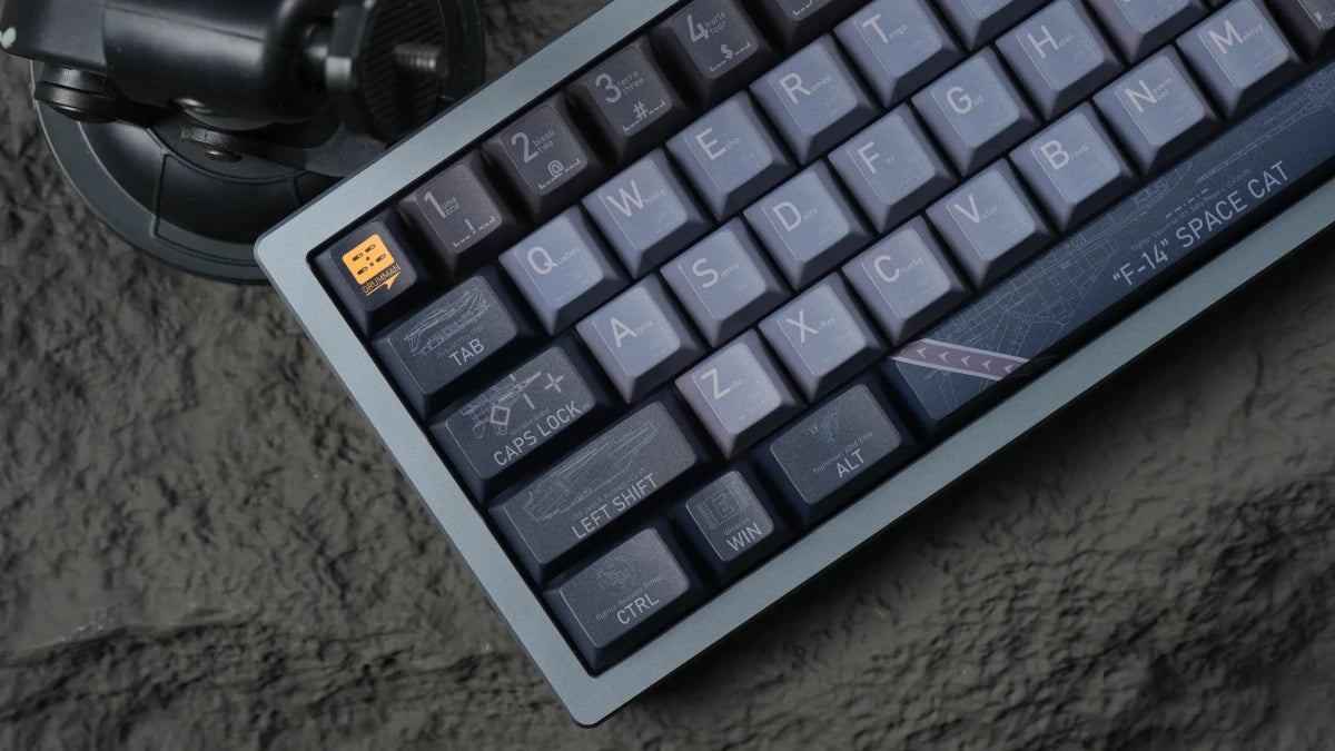 Cool F - 14 VF - 103 Jolly Rogers Theme Keycap Set - KeyArtisan