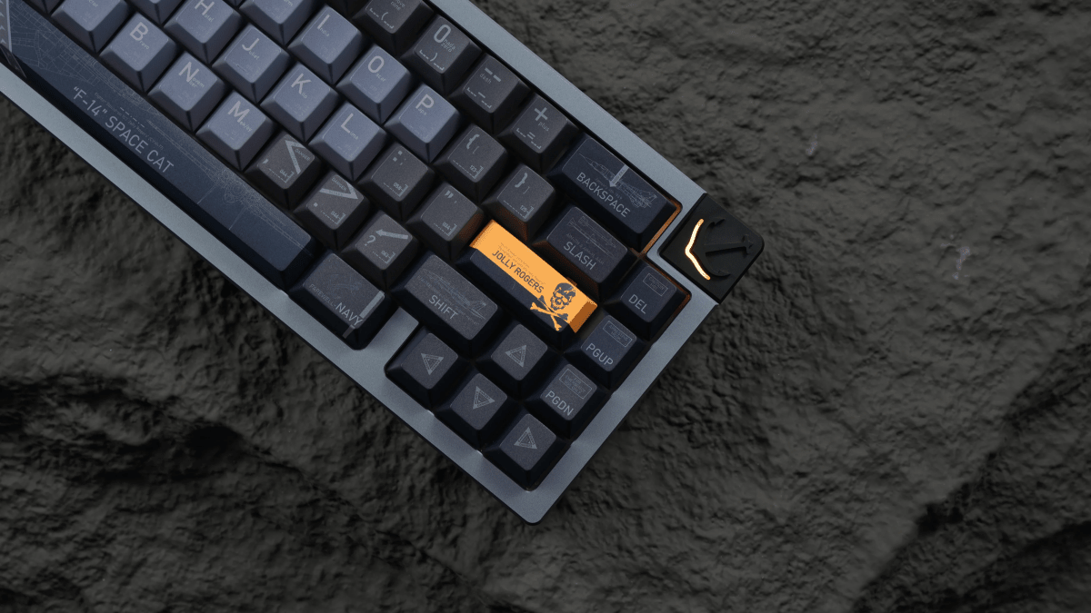 Cool F - 14 VF - 103 Jolly Rogers Theme Keycap Set - KeyArtisan