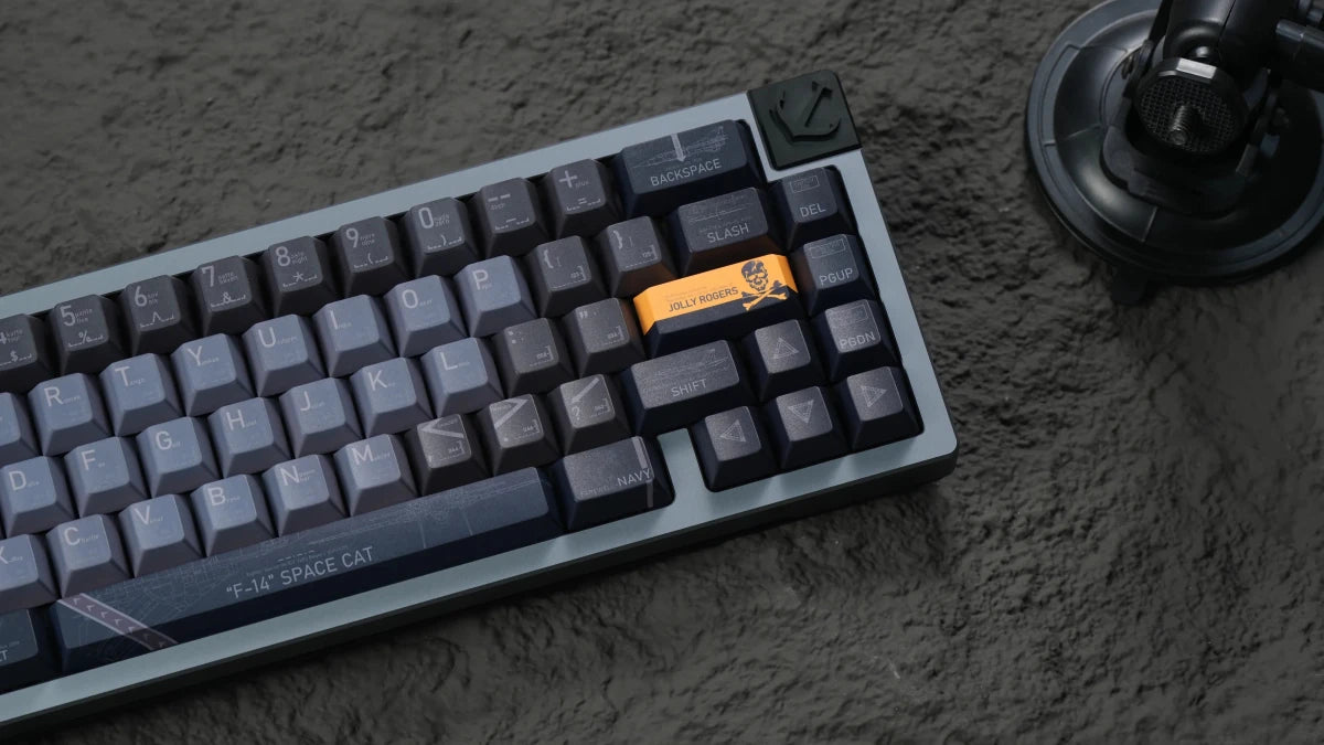 Cool F - 14 VF - 103 Jolly Rogers Theme Keycap Set - KeyArtisan