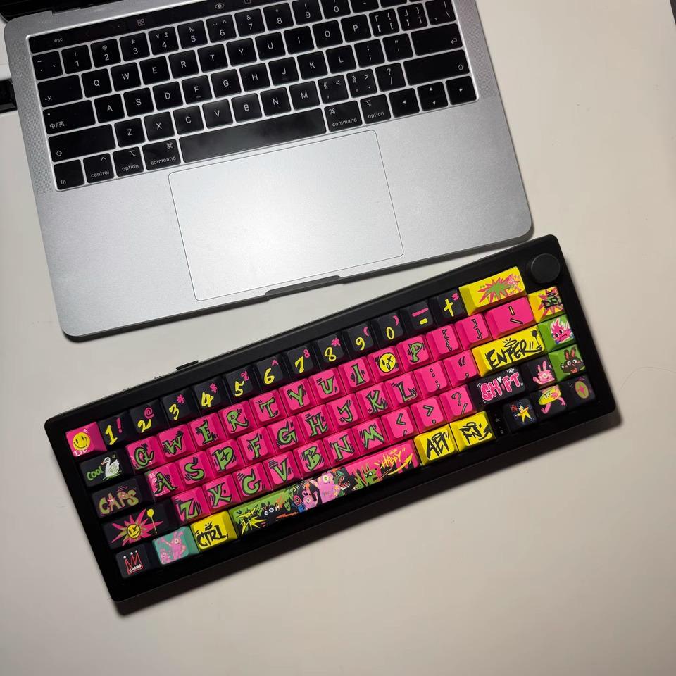 Cool Graffiti Enthusiast Theme Keycap Set - KeyArtisan