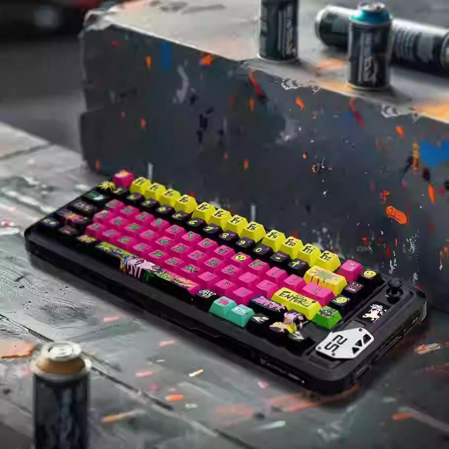 Cool Graffiti Enthusiast Theme Keycap Set - KeyArtisan