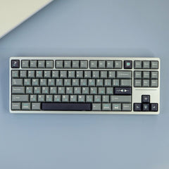 Cool Gray Binary Mist Theme Russian Keycap Set - KeyArtisan