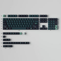 Cool Green Terror Below – Abyss Theme Keycap Set - KeyArtisan