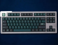 Cool Green Terror Below – Abyss Theme Keycap Set - KeyArtisan