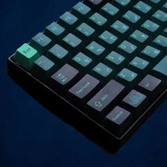 Cool Green Terror Below – Abyss Theme Keycap Set - KeyArtisan