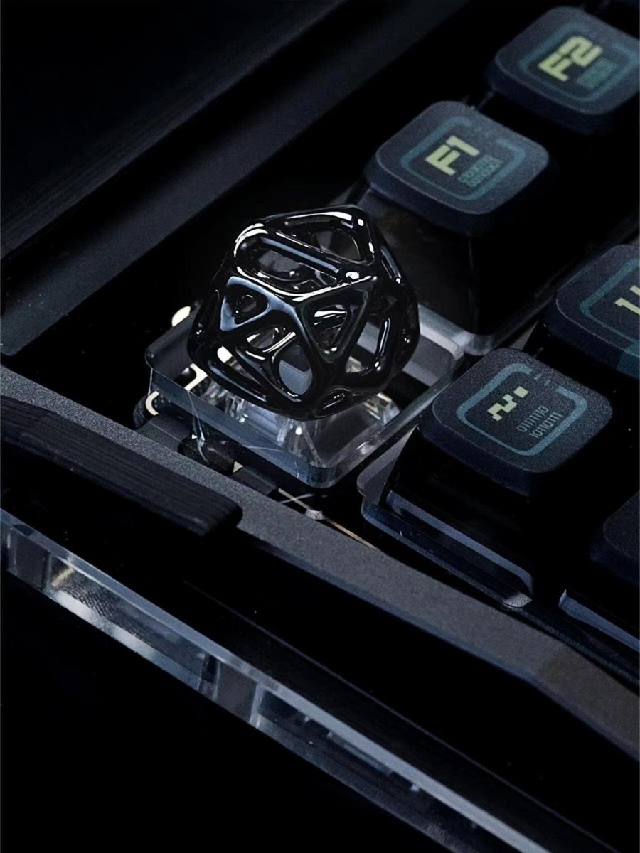 Cool Hollow Style Cell Lattice Artisan Keycap - KeyArtisan
