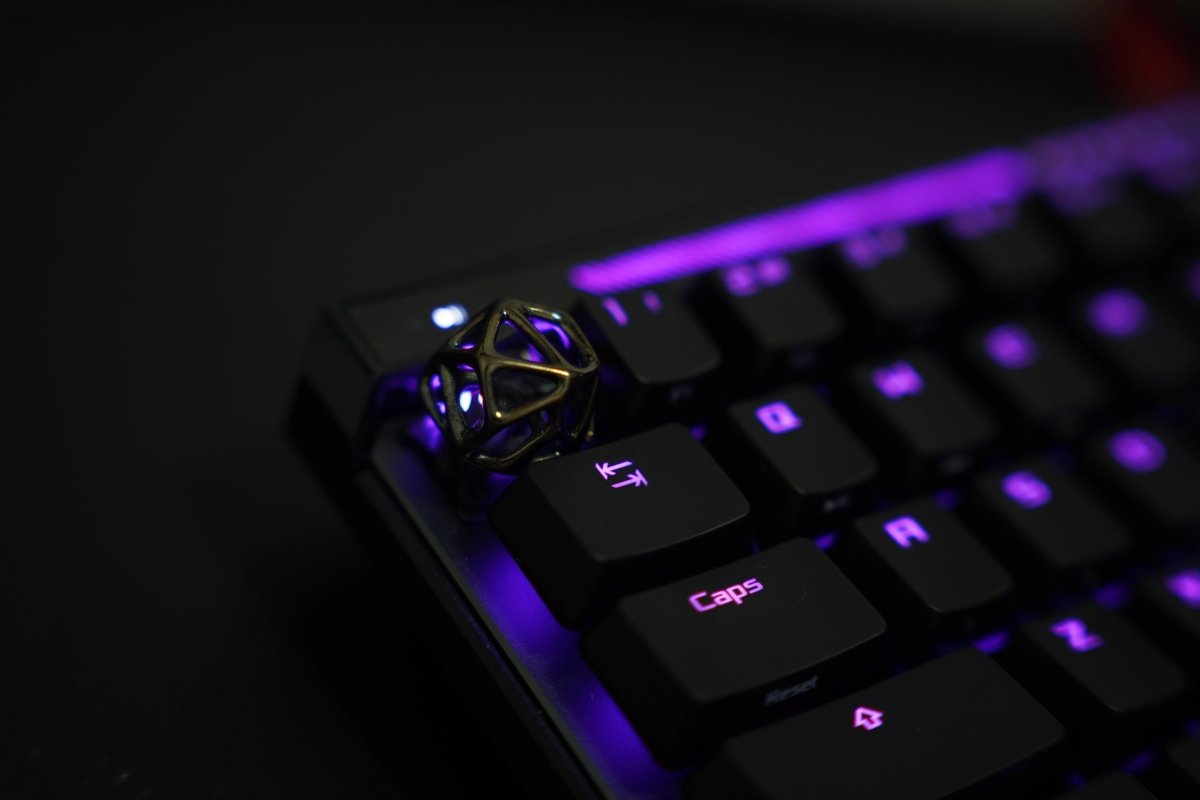 Cool Hollow Style Cell Lattice Artisan Keycap - KeyArtisan