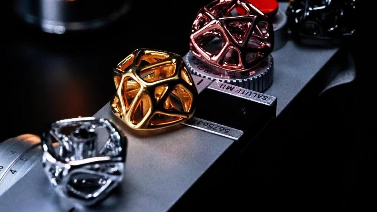 Cool Hollow Style Cell Lattice Artisan Keycap - KeyArtisan