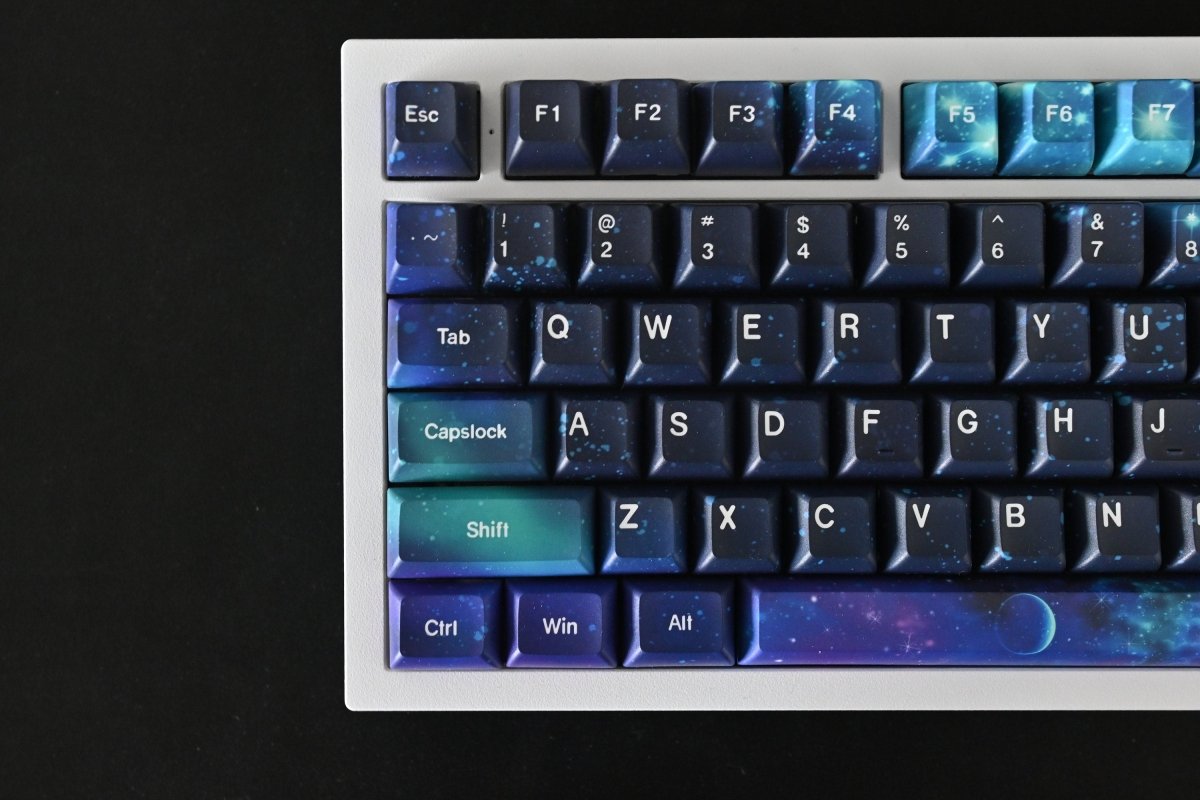 Cool KCA Profile Starry Sky Theme Keycap Set - KeyArtisan