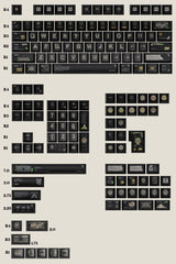 Cool Maya Aztec Theme Backlit Keycap Set - KeyArtisan
