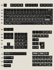 Cool Maya Aztec Theme Backlit Keycap Set - KeyArtisan