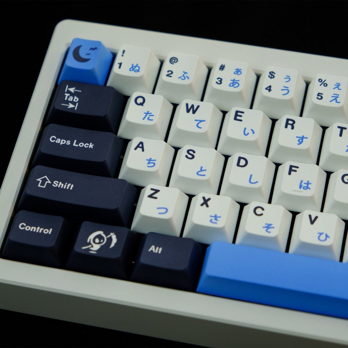Cool Midnight Theme Japanese Keycap Set - KeyArtisan