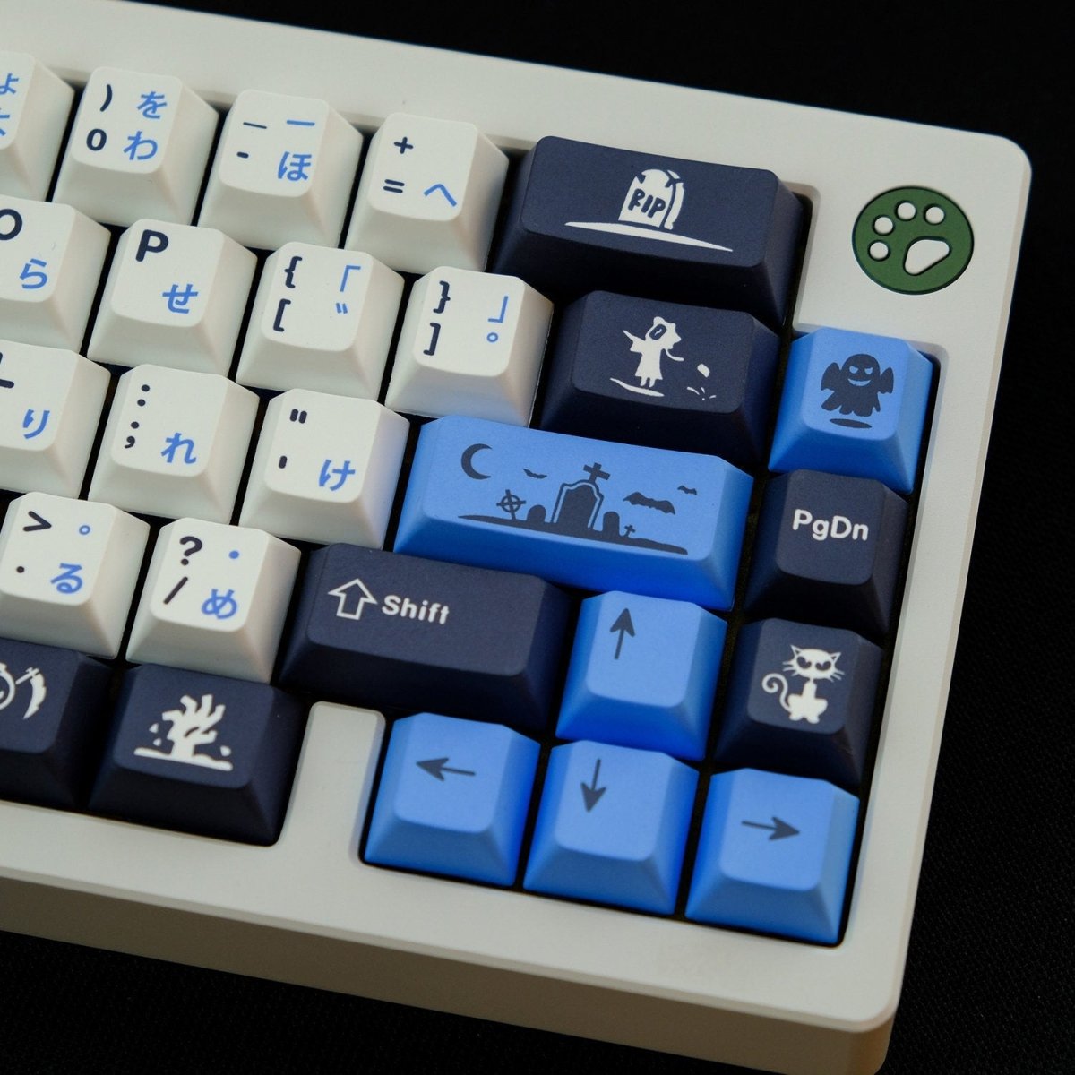 Cool Midnight Theme Japanese Keycap Set - KeyArtisan
