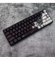 Cool Neon Rift Theme Artisan Graffiti Keycap Set - KeyArtisan