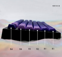 Cool Purple Aurora Borealis Theme Keycap Set - KeyArtisan