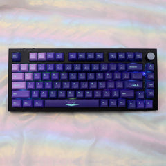 Cool Purple Aurora Borealis Theme Keycap Set - KeyArtisan