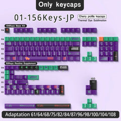 Cool Purple Eva Unit - 01 Theme Keycap Set - KeyArtisan