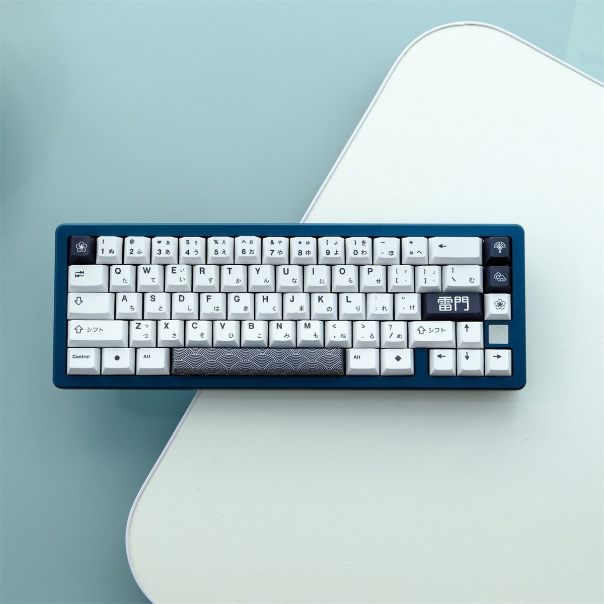 Cool Raijin Theme PBT Japanese Keycap Set - KeyArtisan