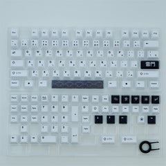 Cool Raijin Theme PBT Japanese Keycap Set - KeyArtisan