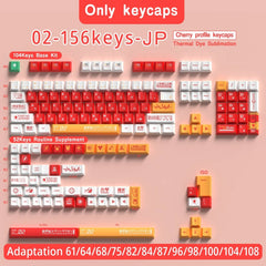 Cool Red Eva Unit - 02 Theme Keycap Set - KeyArtisan