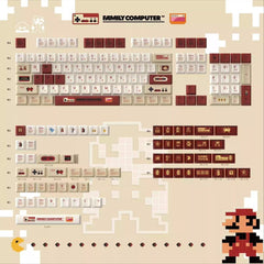 Cool Red Famicom Backlit Retro Keycap Set - KeyArtisan