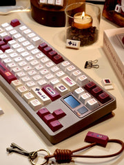 Cool Red Famicom Backlit Retro Keycap Set - KeyArtisan