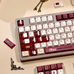 Cool Red Famicom Backlit Retro Keycap Set - KeyArtisan