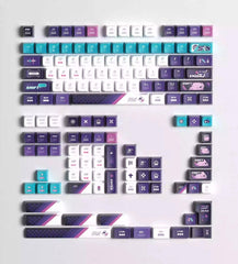 Cool Red Gaming Theme PBT ISO Keycap Set - KeyArtisan