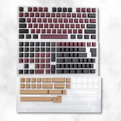 Cool Red Samurai Theme PBT Keycap Set - KeyArtisan