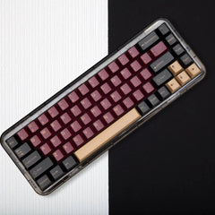 Cool Red Samurai Theme PBT Keycap Set - KeyArtisan