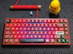 Cool Red ZAKU Mecha Warrior Keycap Set - KeyArtisan