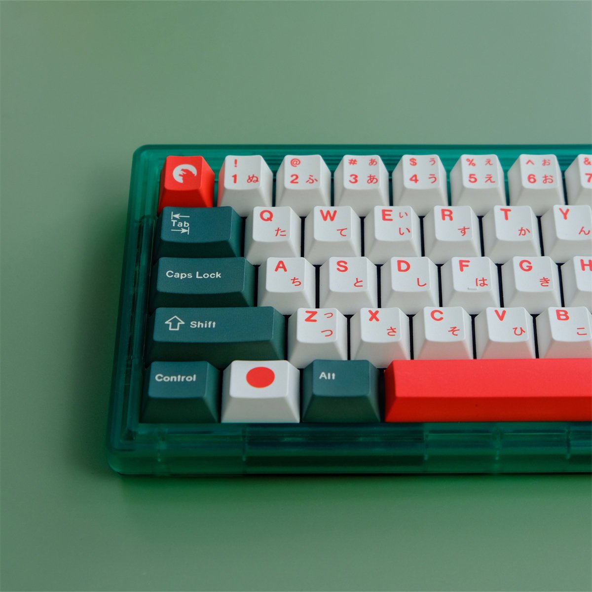Cool Tokyo Warning Kaiju Theme Japanese Keycap Set - KeyArtisan