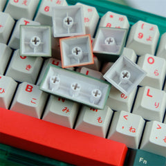 Cool Tokyo Warning Kaiju Theme Japanese Keycap Set - KeyArtisan