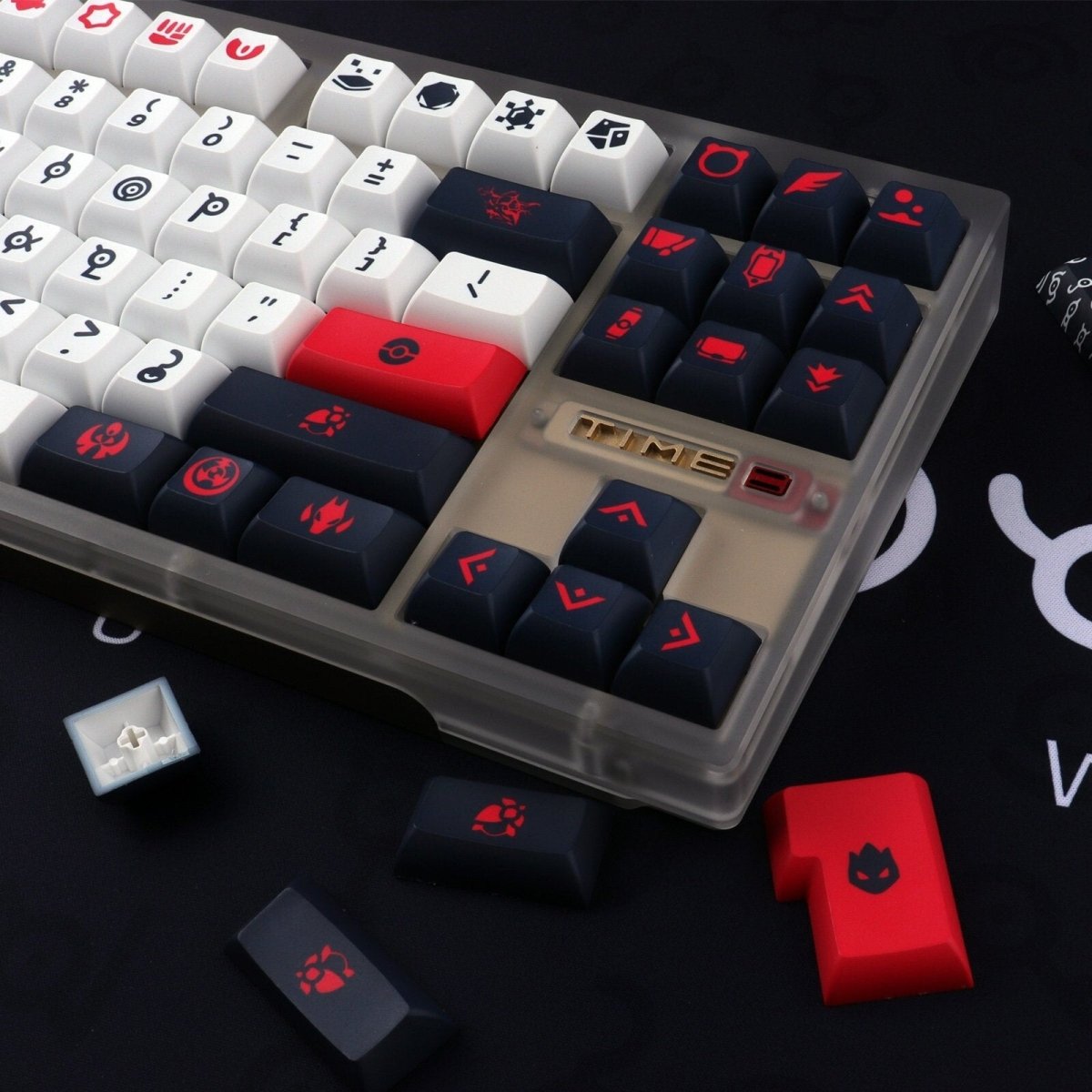 Cool Unown Theme Artisan Graffiti Keycap Set - KeyArtisan