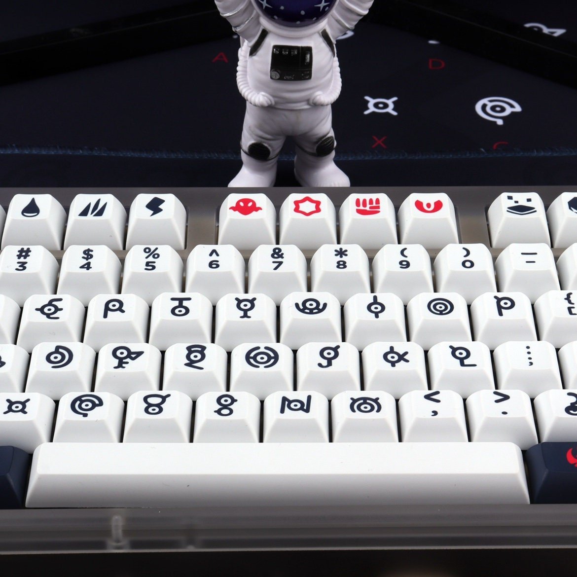 Cool Unown Theme Artisan Graffiti Keycap Set - KeyArtisan
