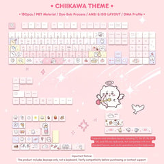 Cute Anime Chiikawa Theme Artisan Keycap Set - KeyArtisan