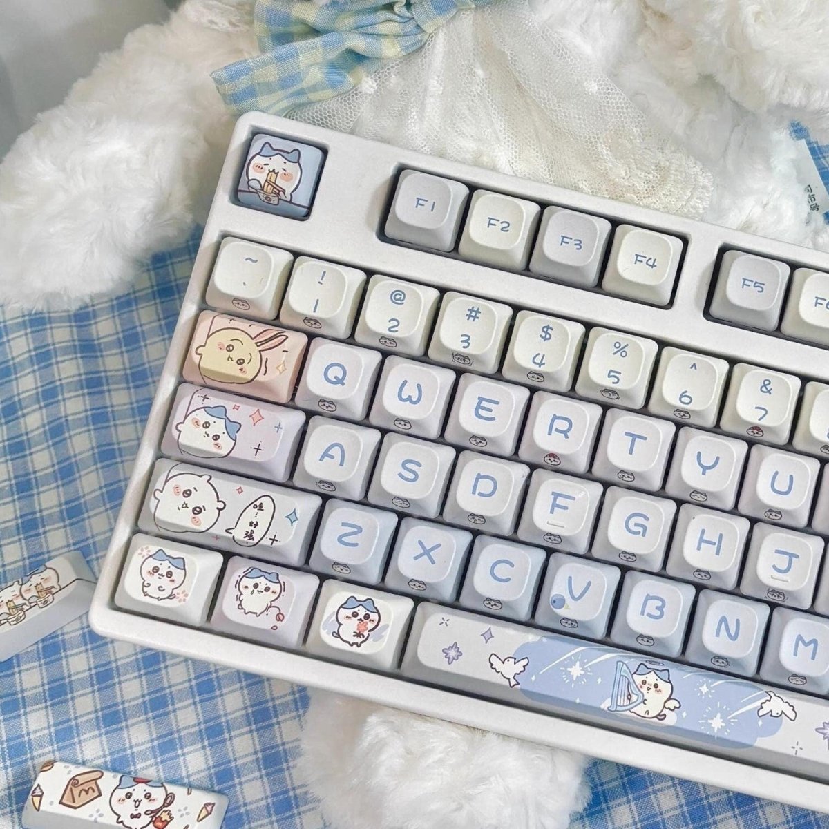 Chibi Keyboard Cute Anime Chiikawa Theme Artisan Keycap Set – KeyArtisan