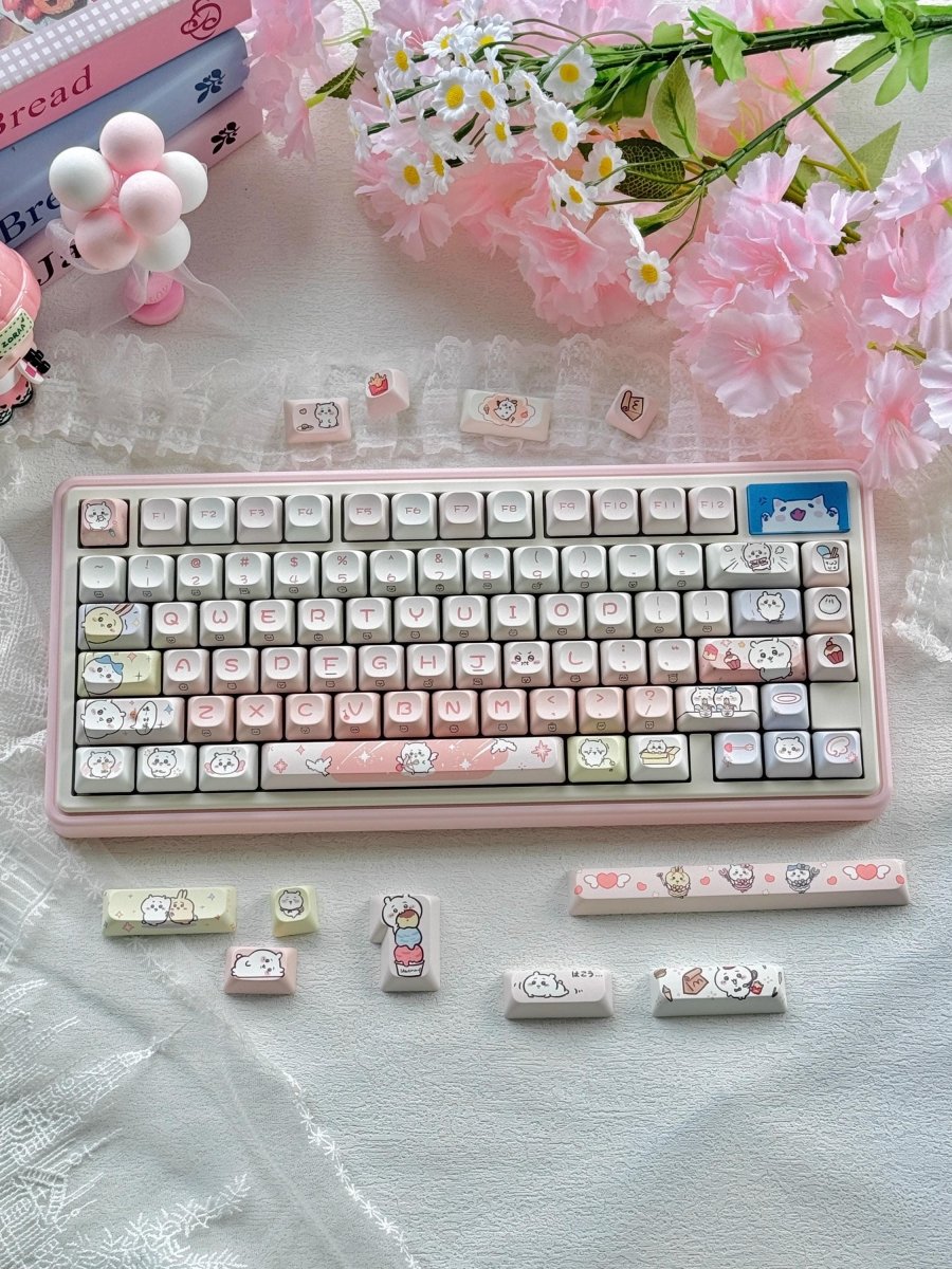 Cute Anime Chiikawa Theme Artisan Keycap Set - KeyArtisan