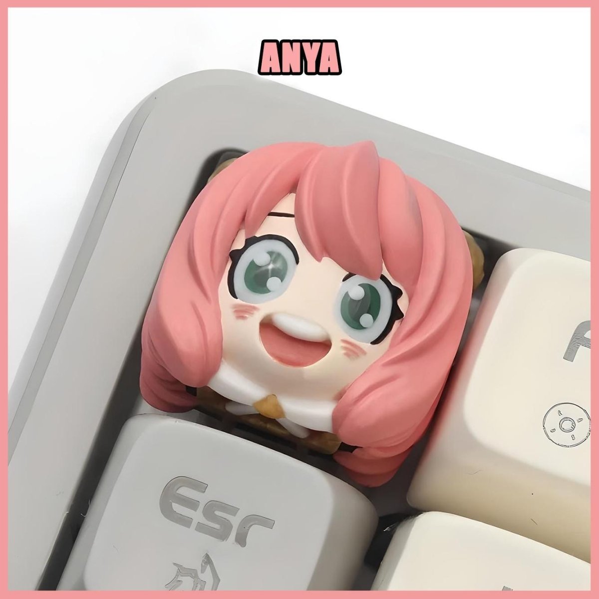 Cute Anya Spy x Family Artisan Resin Keycap - KeyArtisan