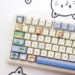 Cute Art Parody Theme Artisan Keycap Set - KeyArtisan