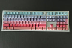Cute Aurora Sunset Theme Gradient Keycap Set - KeyArtisan