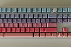 Cute Aurora Sunset Theme Gradient Keycap Set - KeyArtisan