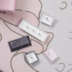 Cute Black Veil Pink Cheeks Keycap Set - KeyArtisan