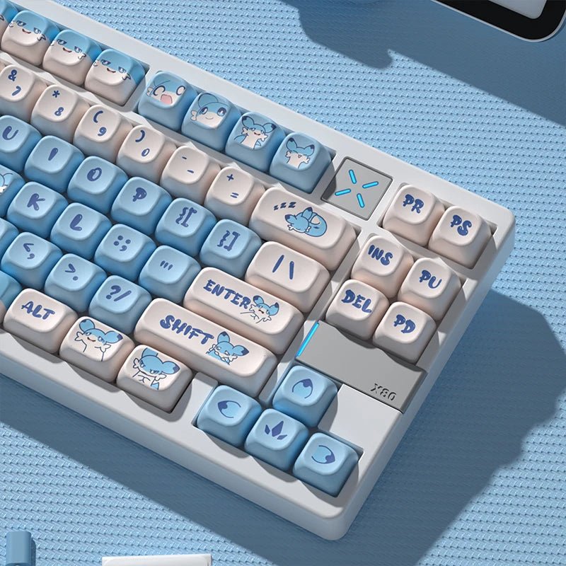 Cute Blue Chillet Palword Theme Artisan Keycap Set - KeyArtisan